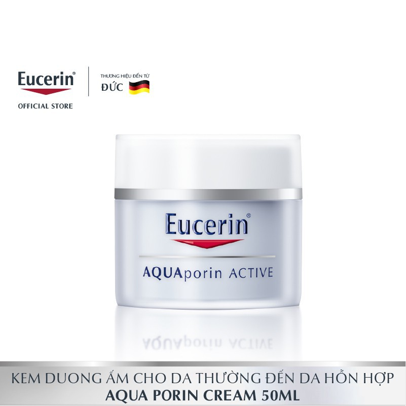 Eucerin Kem dưỡng ẩm cho da thường đến da hỗn hợp AquaPorin Active cream 50ml