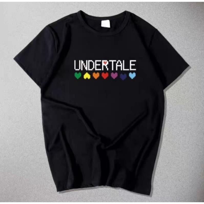 Áo Phông Tay Lửng Đen Gangster Sans Undertale