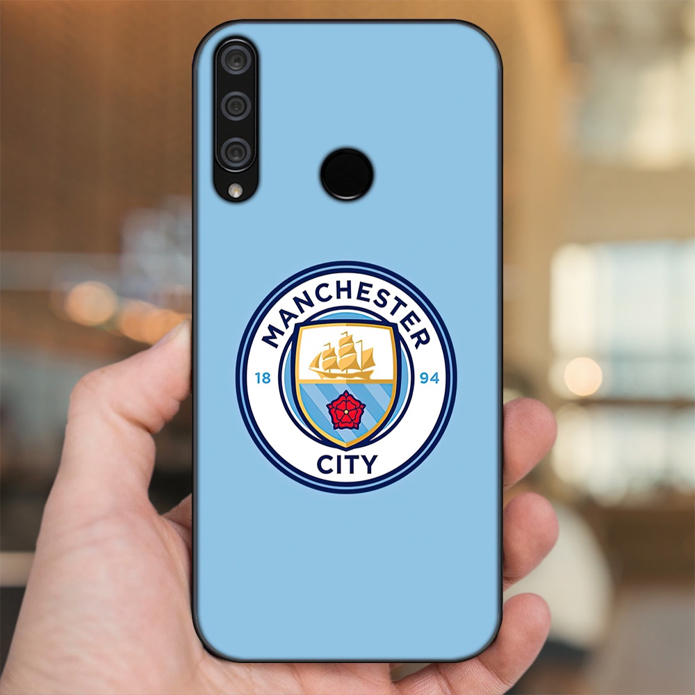 Ốp lưng Huawei Y6P viền đen in hình Manchester City MC