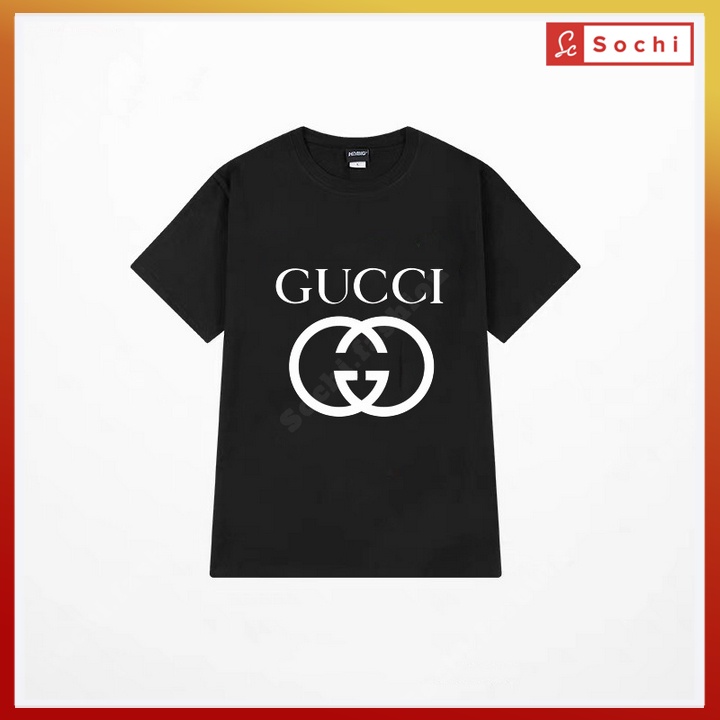 Áo thun unisex nam tay ngắn cổ tròn, áo phông nam thời trang GUCCl chất cotton mát mịn CZ632