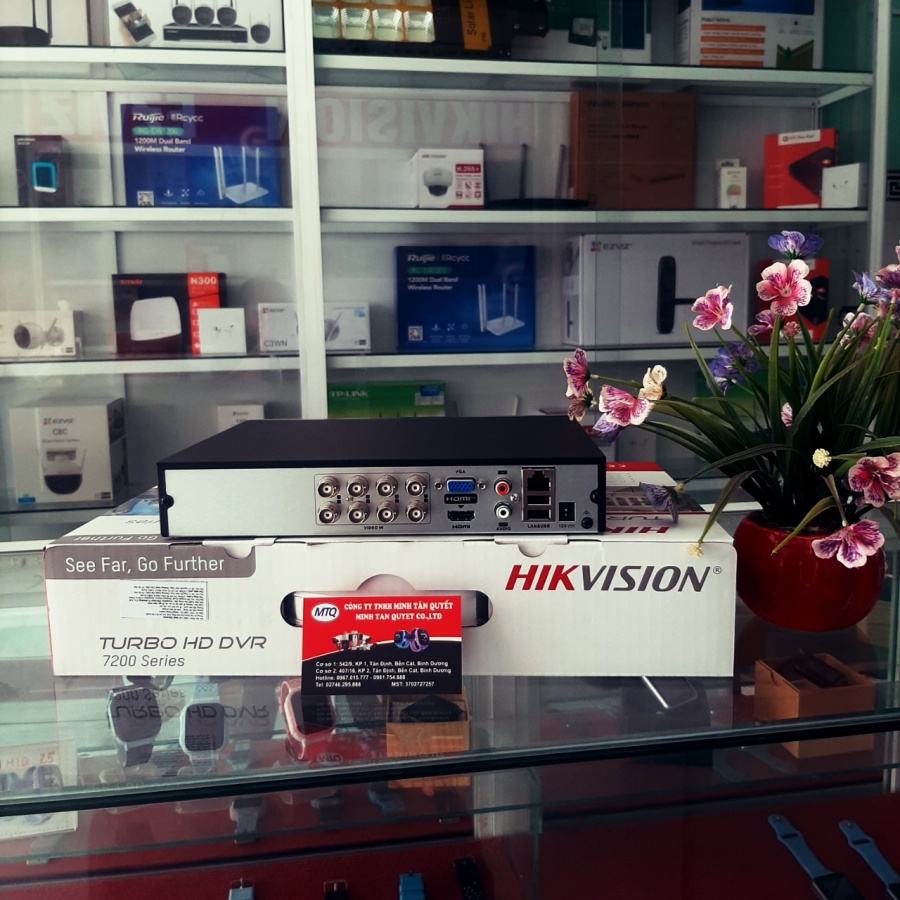 Đầu ghi hình Camera 8 kênh Hikvision DS-7208HGHI-K1 chính hãng