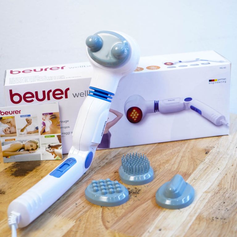 ⚡ CHÍNH HÃNG ⚡ Máy massage cầm tay có hồng ngoại Beurer MG40 bảo hành 02 năm
