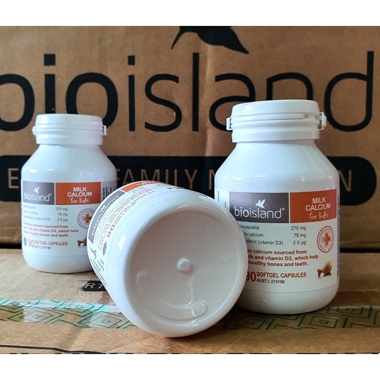 Bioisland Calcium Milk [Úc] Viên Canxi Sữa - 90 viên