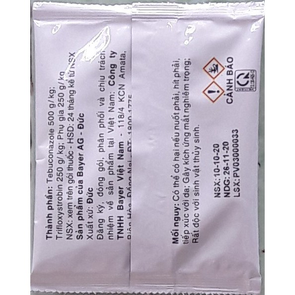 Thuốc trừ bệnh Nativo 750WG 10gr