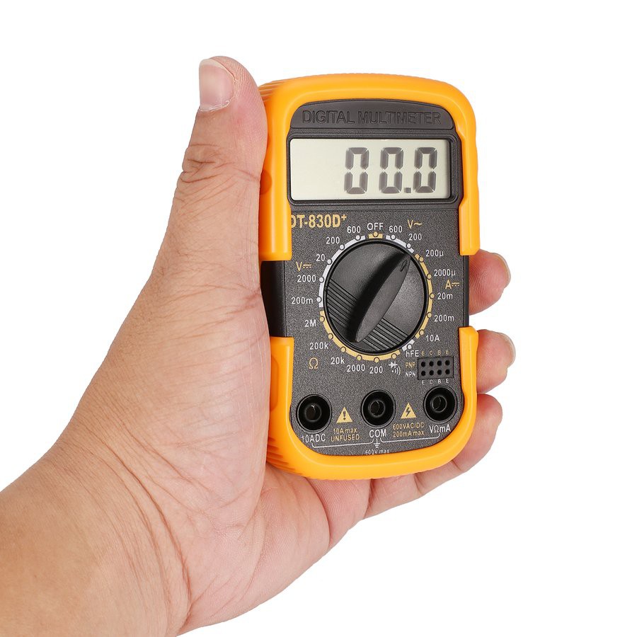 Máy đo điện vạn năng DT830D kèm hai cáp gắn bút thử