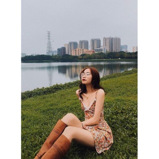 pass váy hoa 2 dây