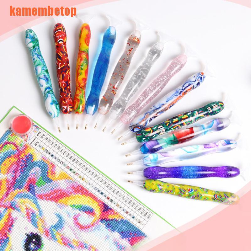 Bút Thêu Tranh Chữ Thập Đính Hạt Nhựa Resin