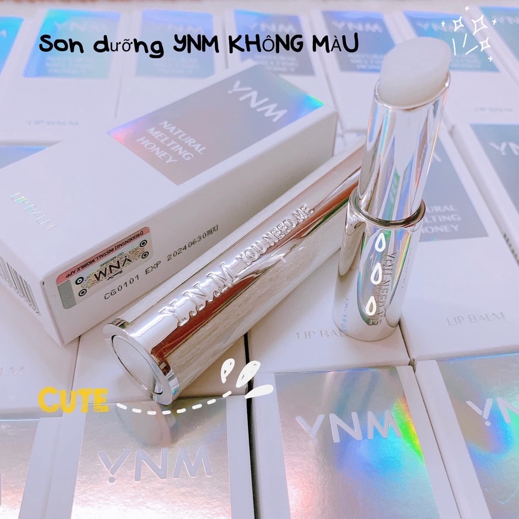 Son Dưỡng Môi YNM Natural Melting Honey Lip Balm Không Màu 3g