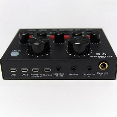 Bộ sound card V8 chính hãng BH 12 tháng [Chính hãng chất lượng]