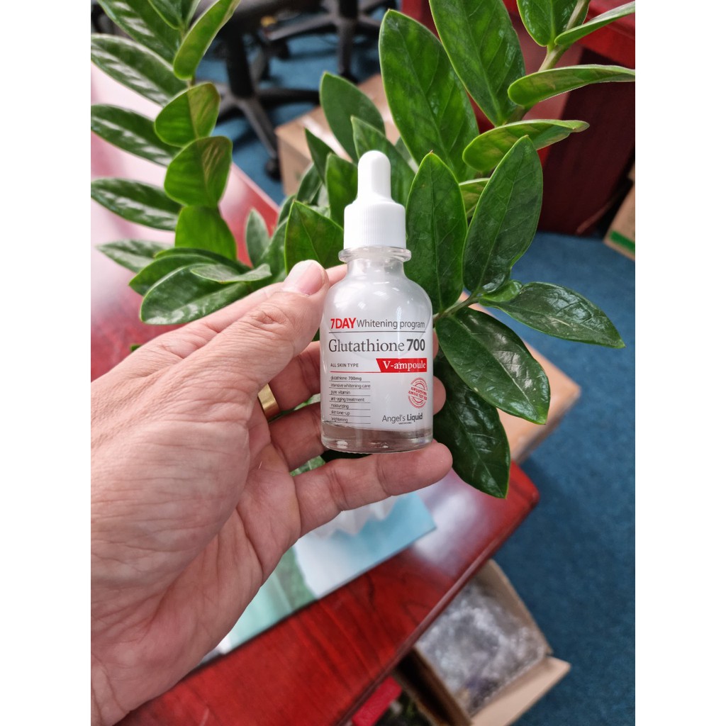 Serum Dưỡng trắng và cấp ẩm 7Day Whitening Program Glutathione 700 V-Ample 30ml | BigBuy360 - bigbuy360.vn
