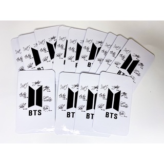 Bộ card bo góc BTS