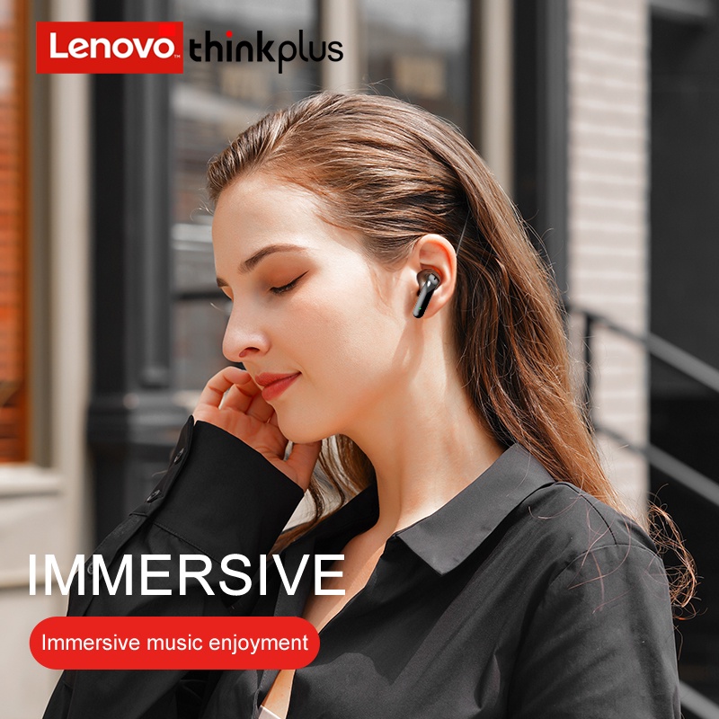 Nguyên bản Lenovo X16 pro TWS Earbuds BT 5.2 Thể thao chống nước Tai nghe Bluetooth chống ồn Tai nghe trong tai có micrô