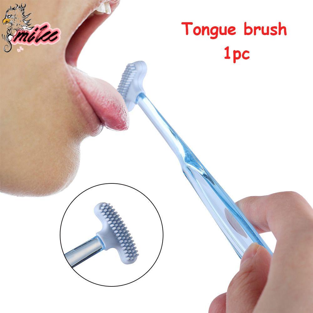 Dụng Cụ Chà Lưỡi Mềm Mại Chăm Sóc Sức Khỏe Hai Mặt Chuyên Dụng