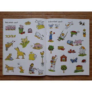 Dính dán - Usborne sticker book - Farm