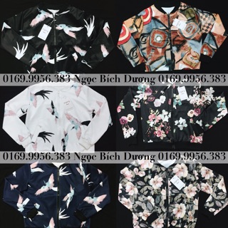 Áo Khoác Bomber Hoạ Tiết Siêu Đẹp Đã Về Sẵn 💋💋💋