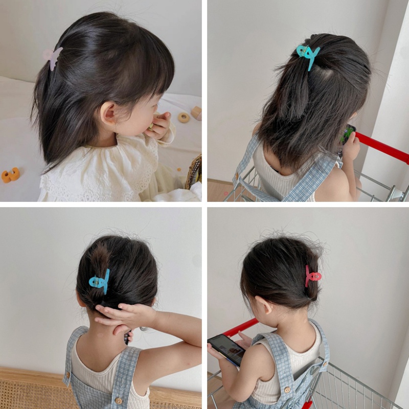 Kẹp Tóc Hình Cá Mập Màu Sắc Kẹo Ngọt Xinh Xắn Cho Bé Gái