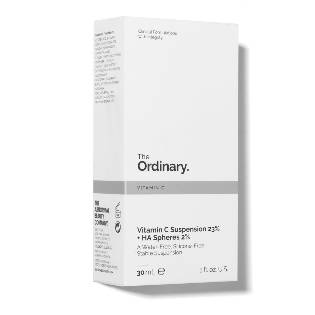 The Ordinary Vitamin C Suspension 23% + HA Spheres 2% Kem Dưỡng The Ordinary cấp ẩm, làm sáng da 30ml