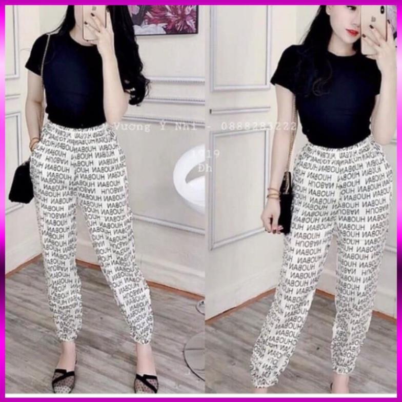 [Xả Kho 3 Ngày] Quần BOOM Lụa Phối Chữ CỰC XINH | BigBuy360 - bigbuy360.vn