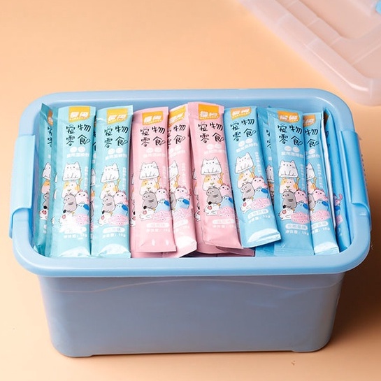 100 thanh Súp thưởng cho mèo SHIZUKA - Thanh 15G - Ú Nu Pet Shop