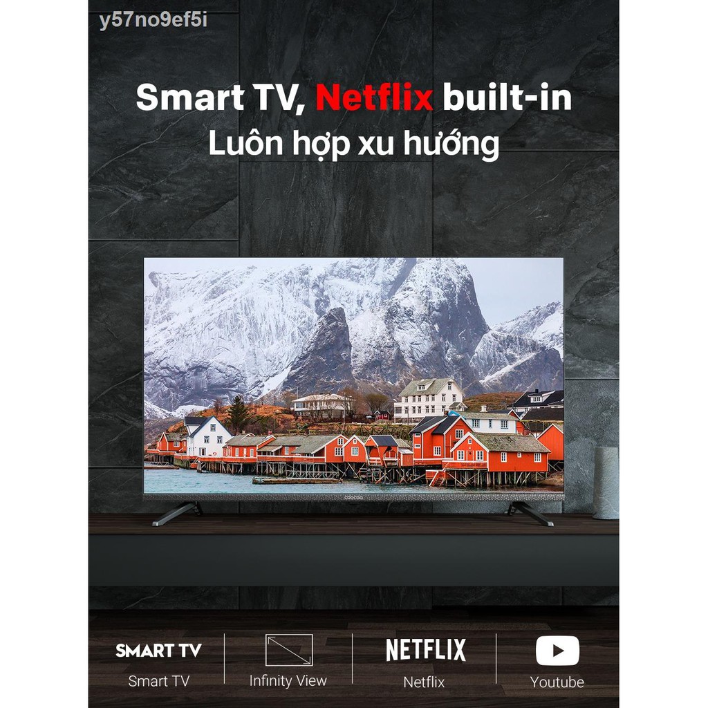 ▲✹♤[SIÊU SALE 19-23.07 - Voucher giảm 500K] SMART TV 4k Coocaa 55 inch tivi - Tràn viền - Model 55S3N netflix | BigBuy360 - bigbuy360.vn
