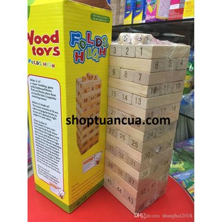 Bộ Đồ Chơi Rút Gỗ Sen 48 Miếng Hấp Dẫn gần 1kg