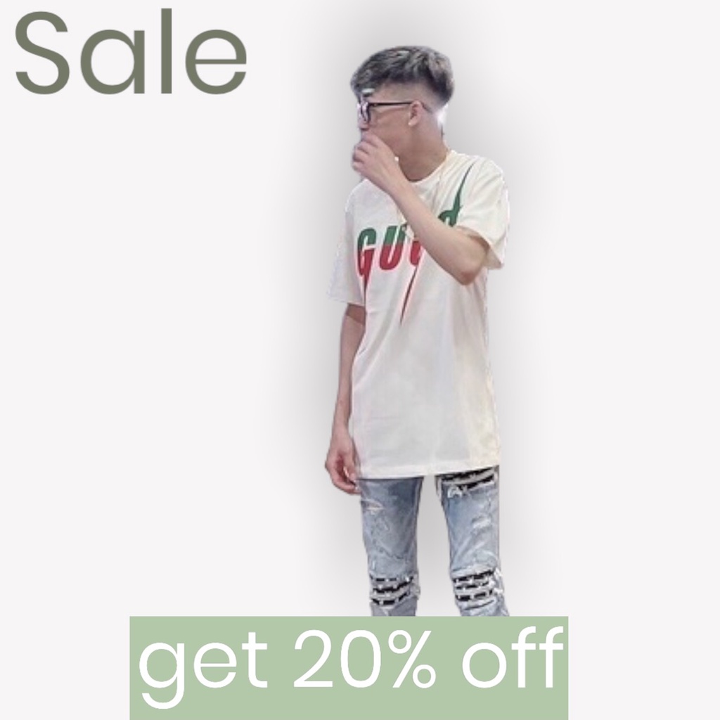 Áo Thun Nam Siêu Cấp In Họa Tiết Chữ GC Sét Chất Liệu Cotton Thời Trang Nam