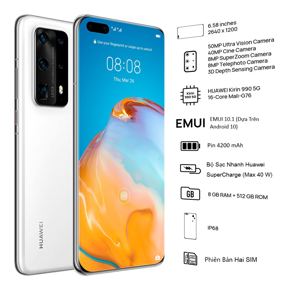 Điện thoại Huawei P40 Pro Plus 8G|512G 5G | BigBuy360 - bigbuy360.vn