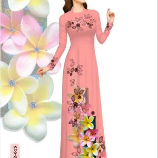 Vải áo dài in 3D ( lụa nhật, tằm ý)