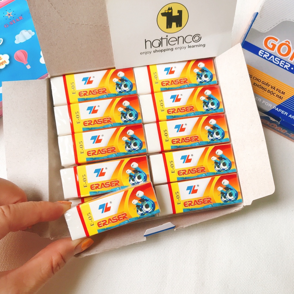 Gôm học sinh, đồ tẩy bút chì Thiên Long
