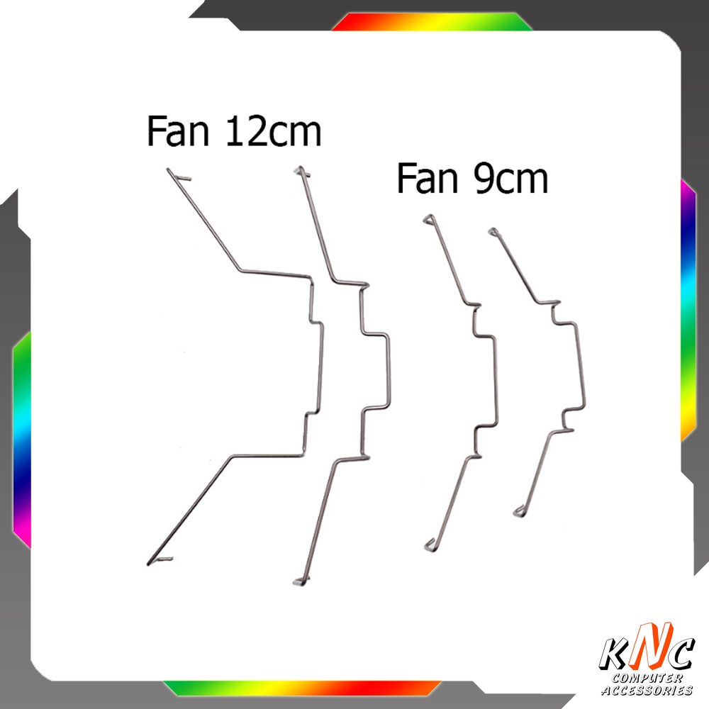 Bộ Ngàm Kim Loại Móc Giữ Quạt Tản Nhiệt CPU Dạng Tháp Kích Thước 12cm 9cm - Hàng New