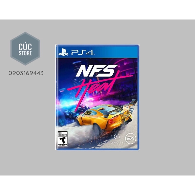 Đĩa chơi game PS4: Need for Speed Heat