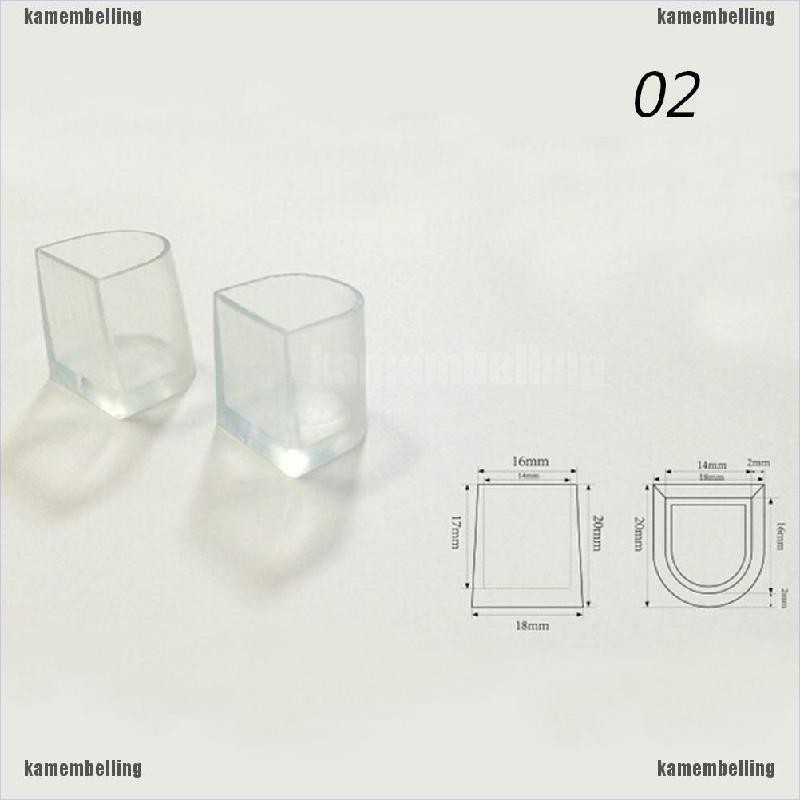 1-5 Cặp Vỏ Bọc Gót Giày Cao Gót Trong Suốt