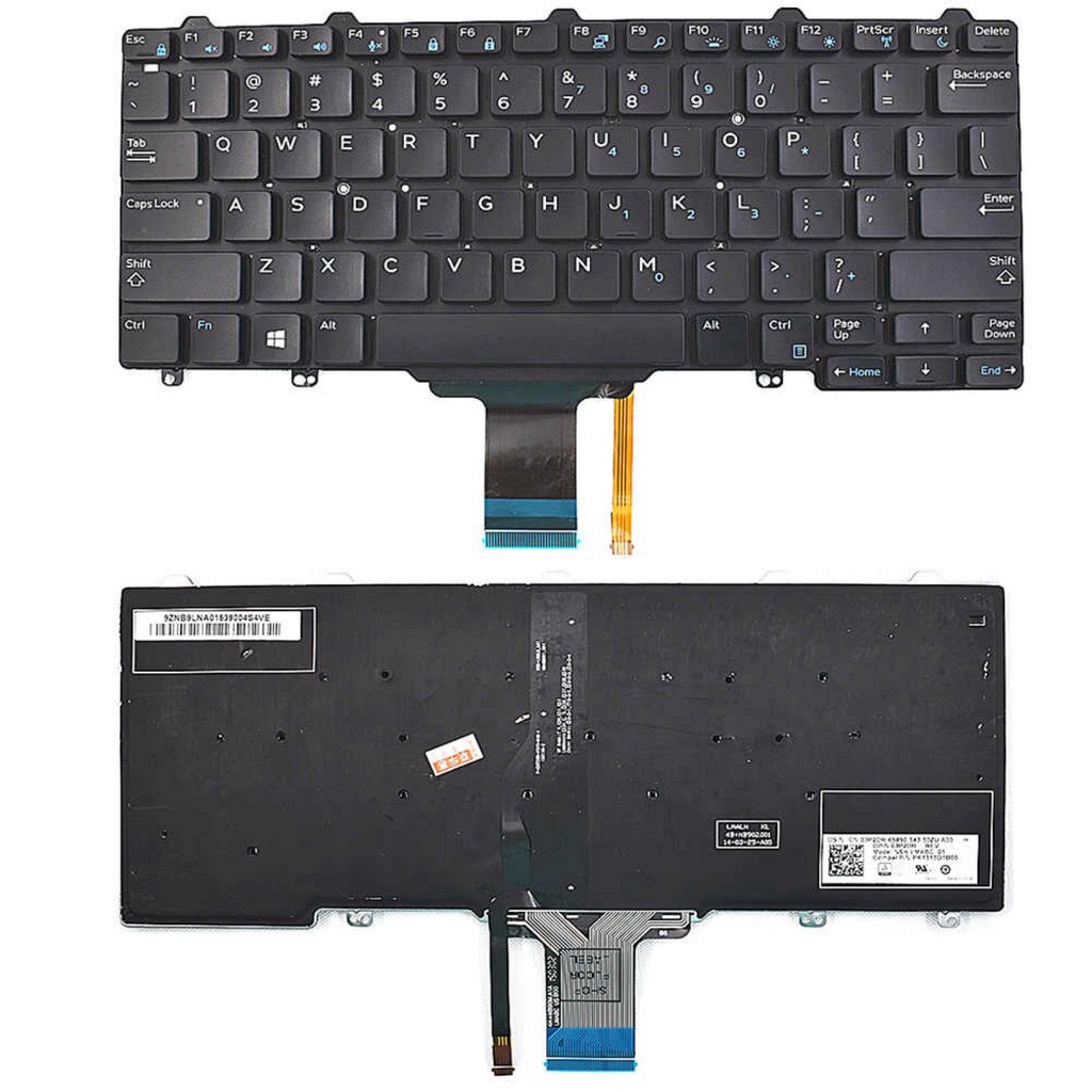 Bàn phím laptop Dell Latitude E5450 E5470 E7250 E7450 E7470 E7480 E5490 E7490 CÓ LED