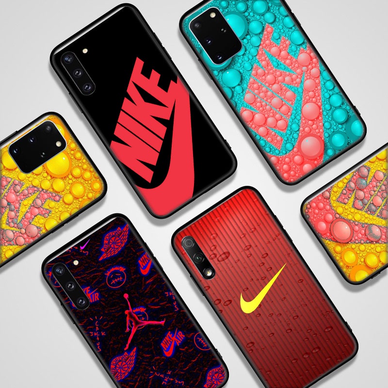Ốp điện thoại silicon mềm hình Nike cho Samsung Galaxy S20 S10E S7 Edge S8 S9 Plus S10 Lite Plus