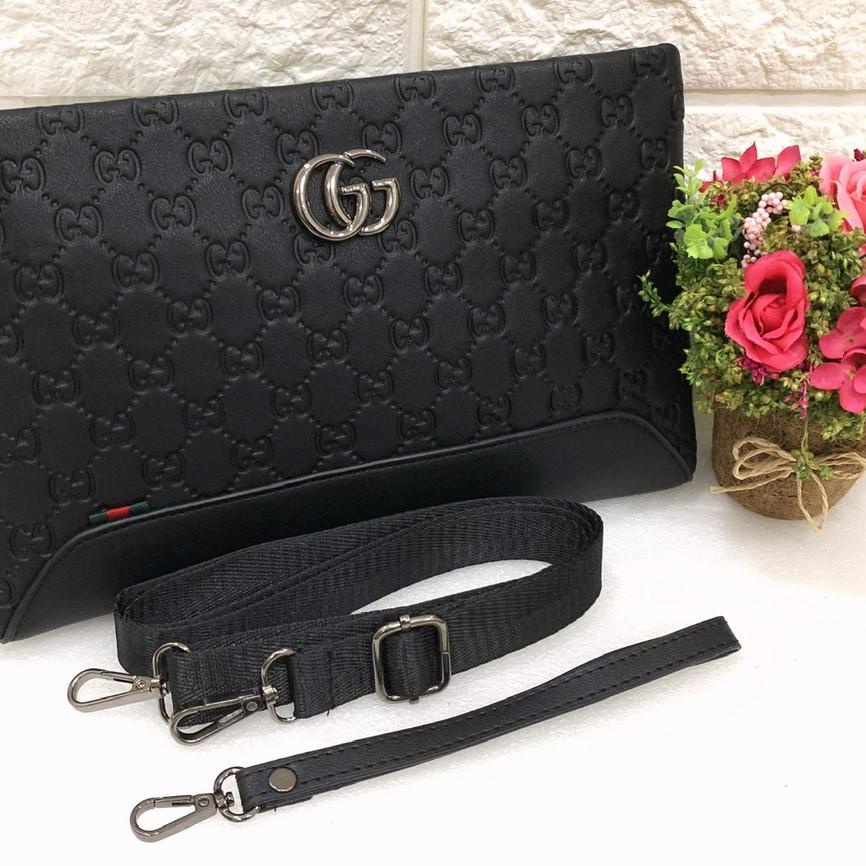 Ví cầm tay GUCCI dập nổi slp L2