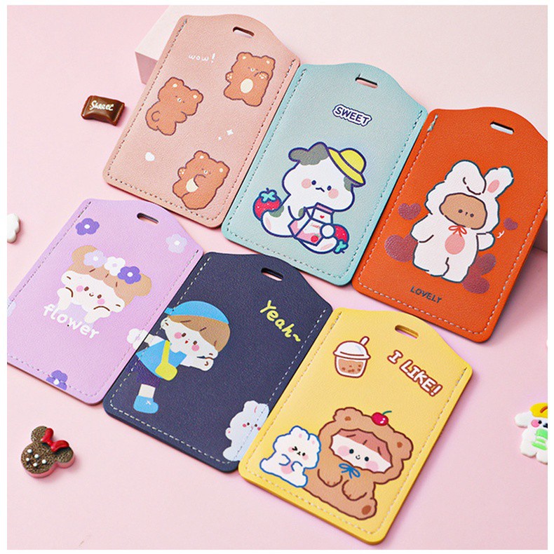 Bộ Đựng Thẻ Kinh Doanh Dễ Thương
