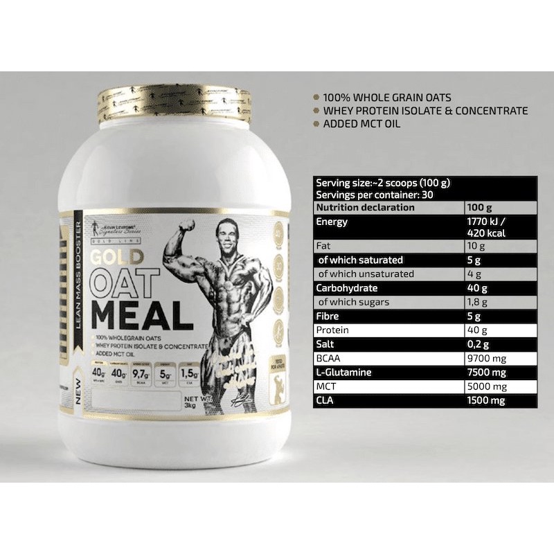 Yến Mạch Ăn Kiêng Giúp Tăng Cơ Giảm Mỡ Kevin Levrone Gold Oatmeal 3Kg