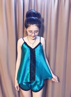 Bộ ngủ 2 dây phối ren