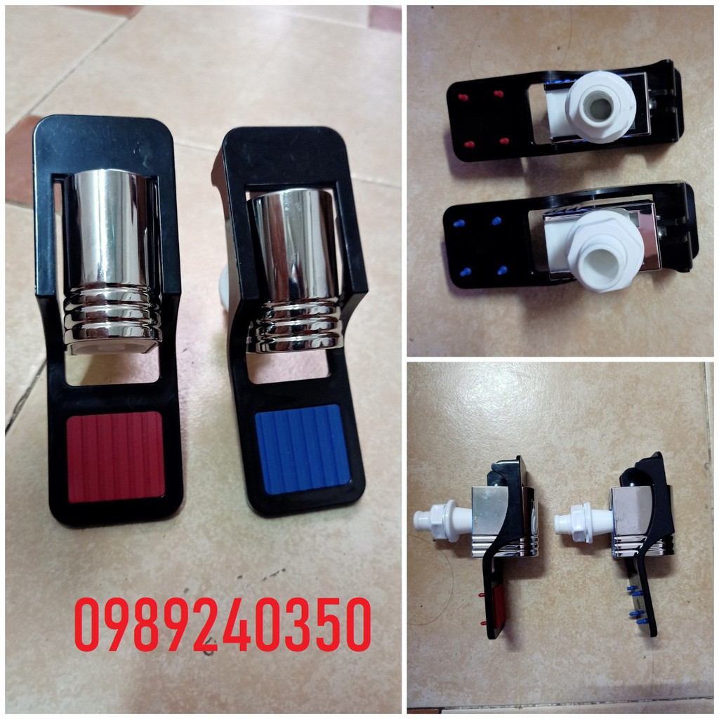 Vòi cây nước nóng lạnh ren ngoài chính hãng