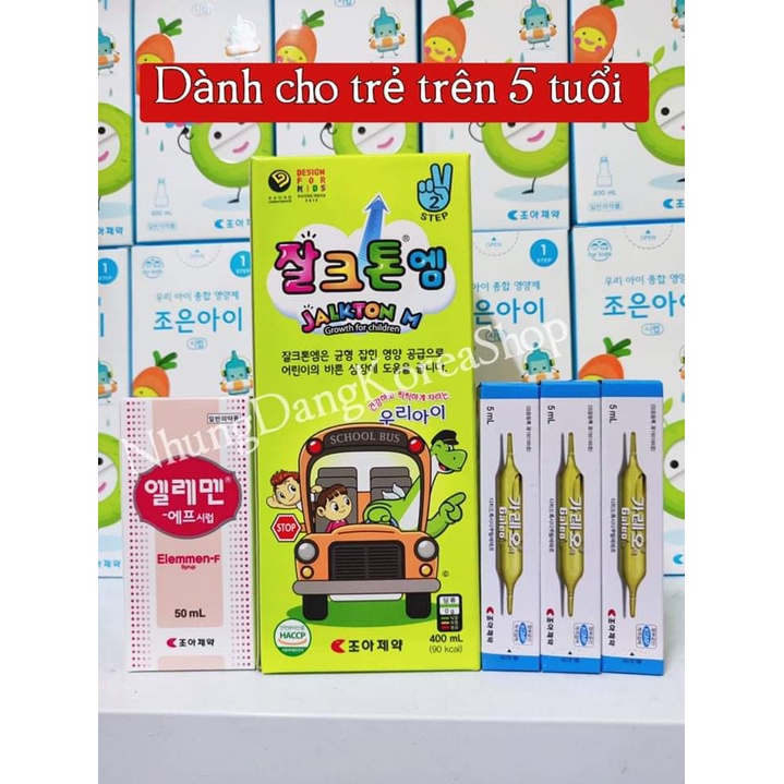 SET SIRO #JALKTON CUNG CẤP VITAMIN VÀ KHOÁNG CHẤT CHO BÉ