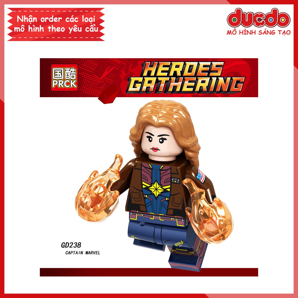 Minifigures các nhân vật trong Endgame - Đồ chơi Lắp ghép Xếp hình Mô hình Mini Iron Man EndGame LeLe GD 238 - 245