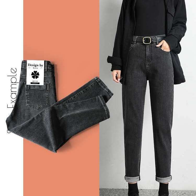 Quần Jeans Nữ Lưng Cao Co Dãn Thời Trang Xuân Thu 2021 | BigBuy360 - bigbuy360.vn