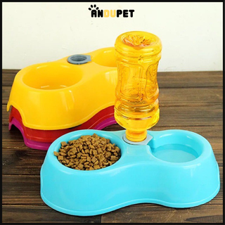 ♥️☎️KHAY THỨC ĂN KÈM MÁNG NƯỚC TỰ ĐỘNG CHO CHÓ MÈO (HÀNG LOẠI 1)(TAGACO chuyên sỉ hàng petshop)