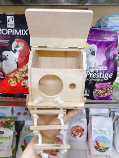 Nhà gỗ dành cho Chim,Vẹt size nhỏ