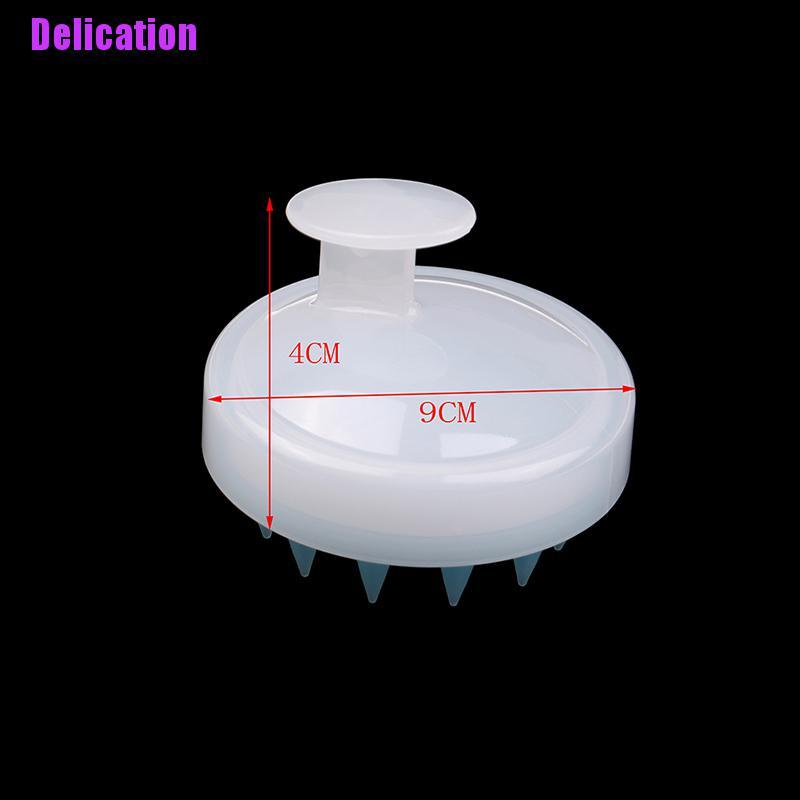 (Hàng Mới Về) Dụng Cụ Mát Xa Da Đầu Bằng Silicon Tiện Lợi silicone