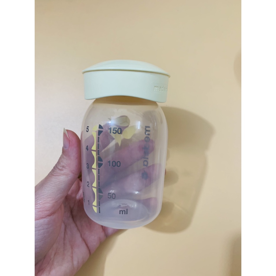 NẮP BÌNH SỮA 2 lớp cho bình cổ hẹp Medela [ Nắp bình trữ sữa hiển thị thứ ngày tháng ] hàng chính hãng
