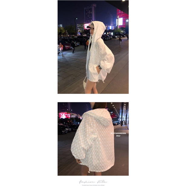 Áo Khoác Lụa Lạnh Mỏng Tay Dài Phản Quang Chống Tia Uv Phong Cách Hàn Quốc Thời Trang Mùa Hè Cho Nữ | BigBuy360 - bigbuy360.vn