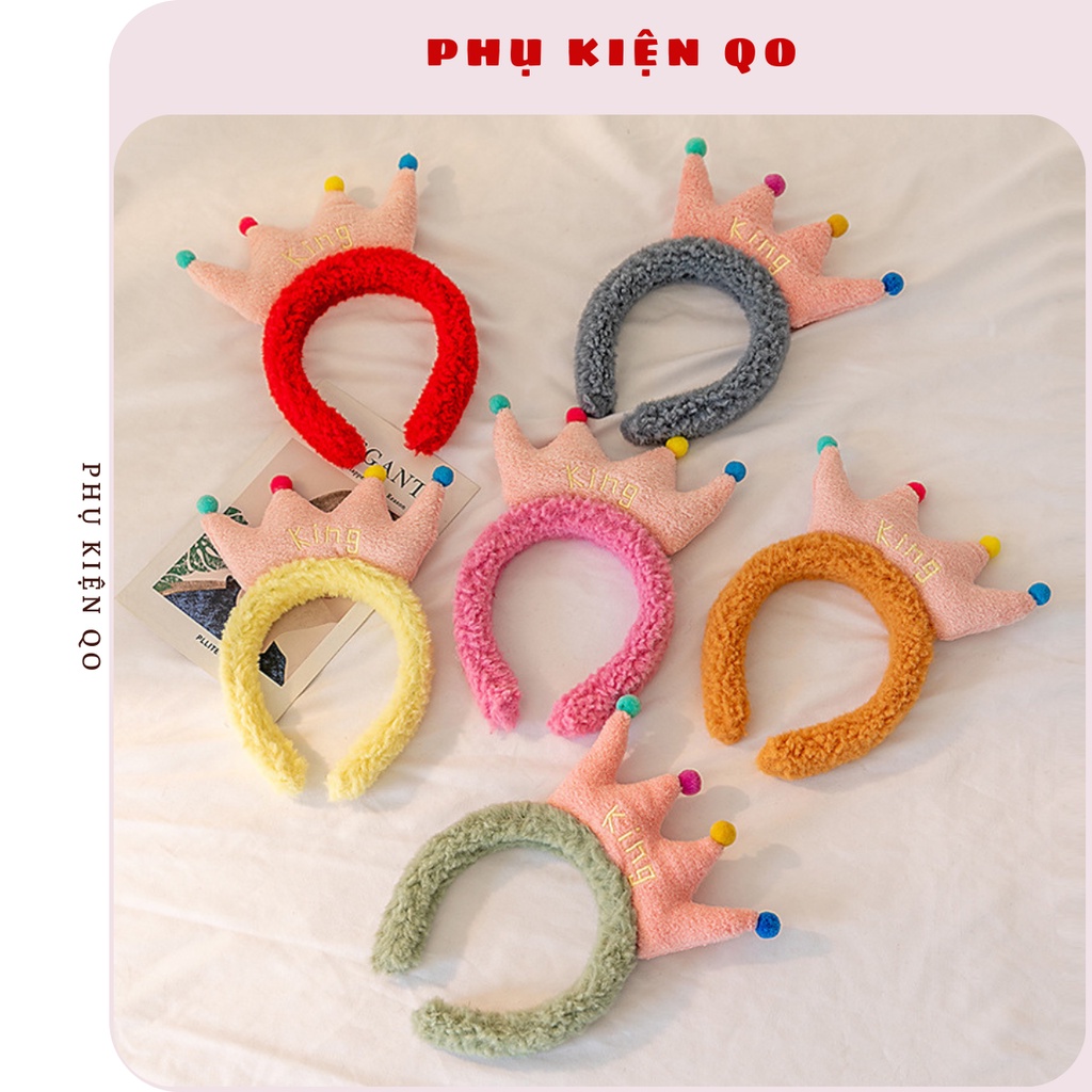 Bờm cài tóc vương miện King BOM37