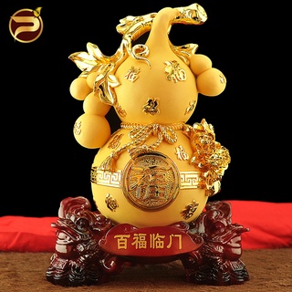 [ Kèm Đế Sẵn] Bầu Hồ Lô Phong Thuỷ, Đồ Trang Trí Để Bàn, Quà Tặng