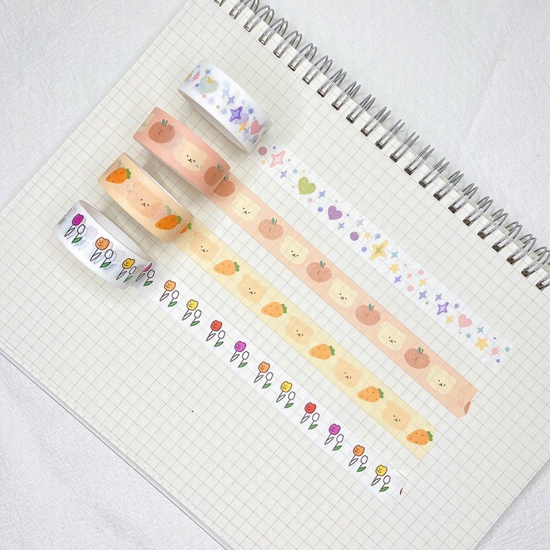 1 cuộn Washi tape kiểu Hàn